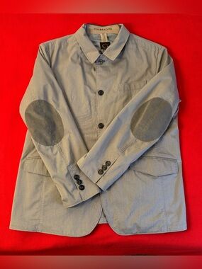 GIMO'S Italy 56 Lightweight Blazer Bomber Jacket Casual Sports Coat Gray Men's